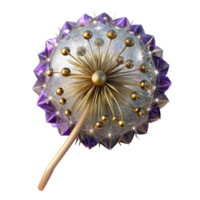 magnificent creative Single Dandelion Seed Head Isolated exclusive png