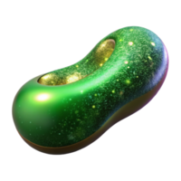 impressive modern Single Green Bean Isolated Element png
