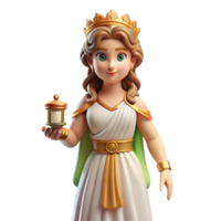 impressive rustic Hera, Goddess of Marriage, regal pose, genuine png