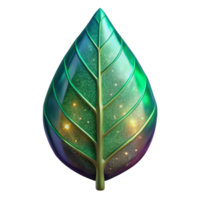 magnificent creative Single Green Leaf Veins Visible Transparent Background genuine png