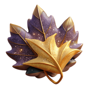 magnífico clássico solteiro folha outono cores isolado elemento png