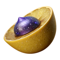 impressive contemporary Single Lemon Slice Cutout high quality png
