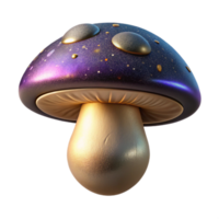 extraordinary vintage Single Mushroom Cap Top View Isolated exclusive png