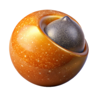extraordinary creative Single Orange Side View Isolated premium png