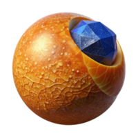 stunning creative Single Orange Side View Isolated high quality png