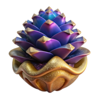deslumbrante criativo solteiro pinho cone frente Visão Cortar fora original png
