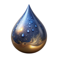 stunning vintage Single Raindrop Cutout with Realistic Water Effect exclusive png