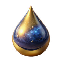 beautiful artistic Single Raindrop Cutout with Realistic Water Effect detailed png