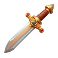 extraordinary rustic A sword in a scabbard, ornate design authentic png