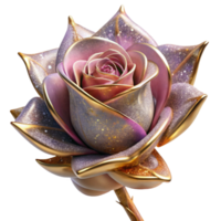 beautiful abstract Single Rose with Thorns Transparent high quality png