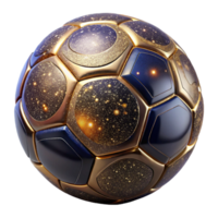 serene abstract Single Soccer Ball Front View Cutout original png