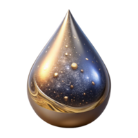 dramatic modern Single Tear Drop Cutout with Realistic Water Effect high resolution png