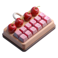 extraordinary minimalist Mechanical keyboard with cherry MX switches original png