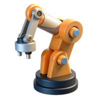 impressive rustic Robot arm, industrial automation authentic png