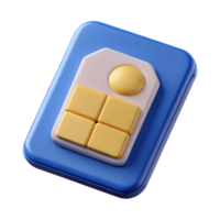 impressive vintage SIM card, mobile network access detailed png