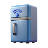wonderful vintage Smart refrigerator, internet connected genuine png