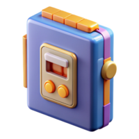 serene rustic Walkman, portable cassette player genuine png