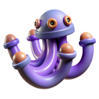 stunning classic Alien tentacle with suction cups authentic png