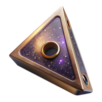 serene traditional Triangle Instrument Side Angle Cutout high resolution png