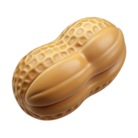 impressive minimalist Single peanut in shell high quality png