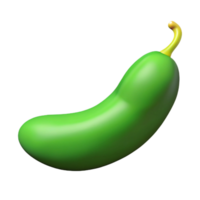 dramatic abstract Single green bean authentic png