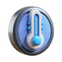dramatic abstract Smart thermostat displaying temperature authentic png