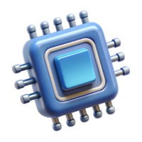 serene rustic Artificial intelligence chip exclusive png