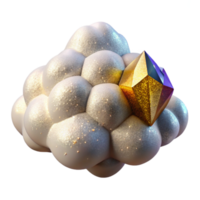 serene rustic White Cloud Fluffy Transparent Background professional png