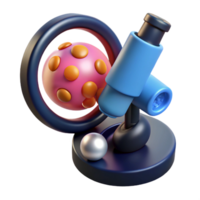 serene modern Microscope magnifying cells high resolution png