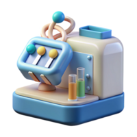 vibrant minimalist DNA sequencing machine analyzing genetic code 4K png