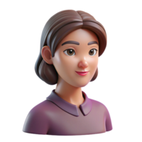 extraordinary minimalist Portrait of a woman in profile, premium png