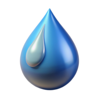 elegant minimalist A single, falling tear with a refractive surface, high resolution png
