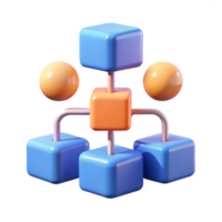 magnífico minimalista uma solteiro, abstrato representação do dados fluxo, profissional png