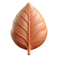 wonderful classic A single, stylized leaf with intricate veins, high resolution png