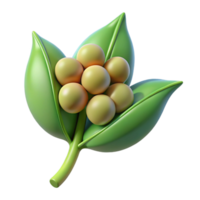 impressive classic A single, stylized seed pod with abstract seeds, authentic png