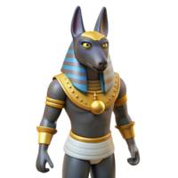 magnificent classic Anubis, Egyptian god of the dead, with a jackal head original png