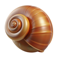 impressive modern Close-up of a snail shell high resolution png