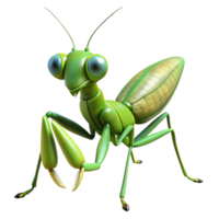 stunning abstract Close-up of a praying mantis authentic png