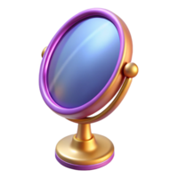 stunning contemporary A single, magic mirror, reflecting a distorted image authentic png