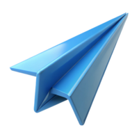 serene modern A paper airplane, mid-flight high quality png