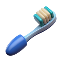 impressive traditional A toothbrush with toothpaste 4K png