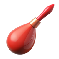 magnificent artistic A paintbrush with a single drop of red paint exclusive png