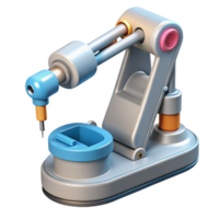 serene abstract Robotic surgical tool with precision manipulators and laser scalpel professional png