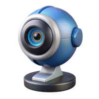 wonderful vintage High-tech security camera with rotating lens and infrared sensors premium png