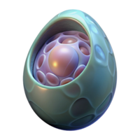 stunning modern Alien egg with translucent shell and visible embryo exclusive png
