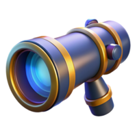 vibrant rustic Advanced telescope lens with multiple elements and anti-reflective coating high quality png