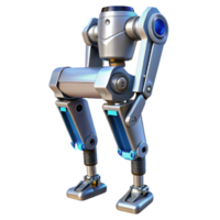 beautiful modern Advanced robotic exoskeleton leg with hydraulic actuators and sensors exclusive png