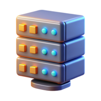 elegant artistic Server rack with blinking lights high quality png