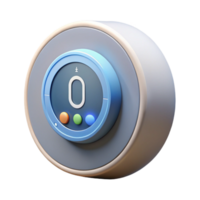 wonderful artistic Smart thermostat with digital display high quality png