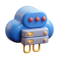 wonderful vintage Cloud computing server icon with data streams detailed png